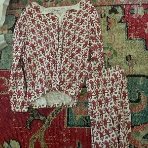 roller rabbit monkey pajamas